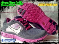 NIKE FREE 5.0 GRIS FUCSIA